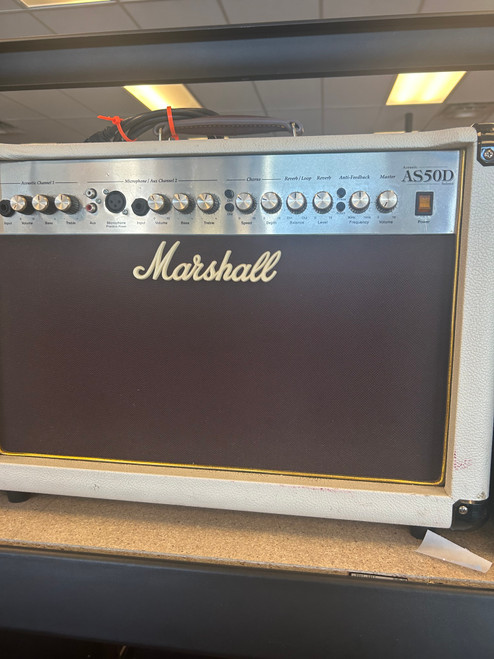 Vist Large View of Product Image Which is Used Marshall AS50D Solid State Guitar Amp 1 x 12