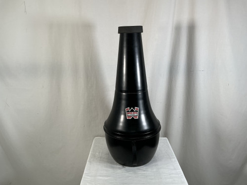 Vist Large View of Product Image Which is Used Denis Wick BLACK ALUMINUM TUBA PRACTICE MUTE Band Instrument Accessory