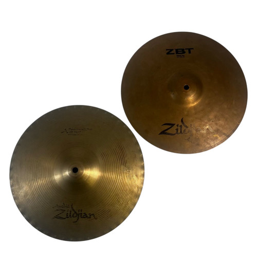 Vist Large View of Product Image Which is Used Zildjin Unmatch ZBT Top and Avedis Mastersound Bottom 13" Hi Hat