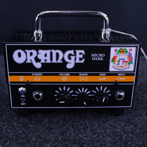 Vist Large View of Product Image Which is Used Orange MICRO DARK HEAD W/ PWR Tube Guitar Amplifier Head