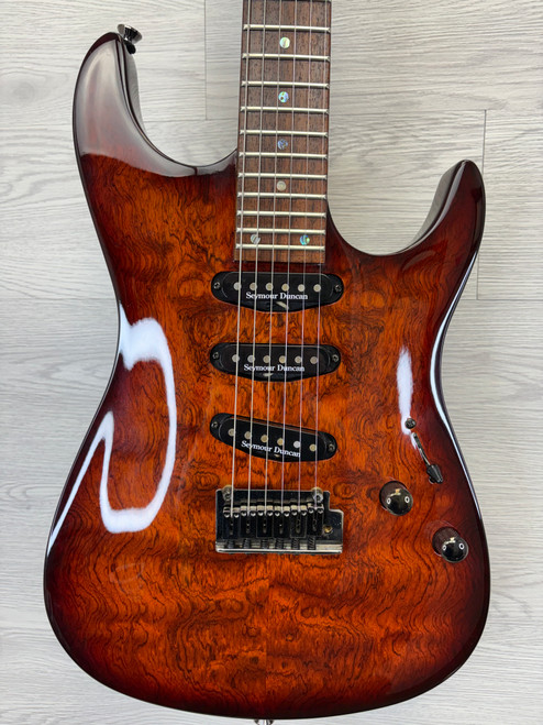 Vist Large View of Product Image Which is Used Fender Showmaster MIK 2004 Quilted Jacoba w/HSC