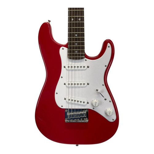 Vist Large View of Product Image Which is Used Squier Mini Stratocaster Electric Guitar Red 6-String
