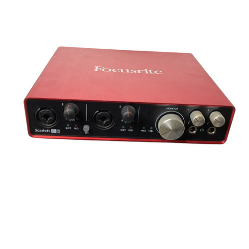 Vist Large View of Product Image Which is Used Focusrite SCARLETT 6I6 2ND GEN Computer Interface 2 A/D Recording Inputs