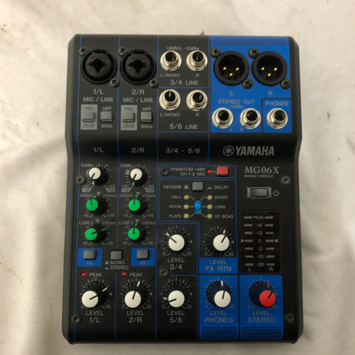 Vist Large View of Product Image Which is Used Yamaha MG06X Compact Mixer