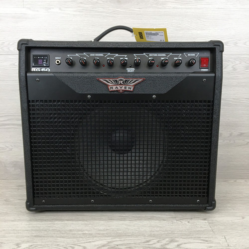 Vist Large View of Product Image Which is Used Raven RG60 AMP 1 x 12 Solid State Amplifier 1 x 12