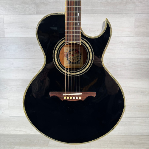 Vist Large View of Product Image Which is Used Alvarez 2555BK Silver Anniversary Acoustic Guitar - Black - AS IS - Read Description