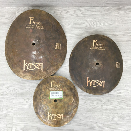 Vist Large View of Product Image Which is Used Kasza F SERIES STUDIO RAW TRAPCLAP Cymbal Trash Stack