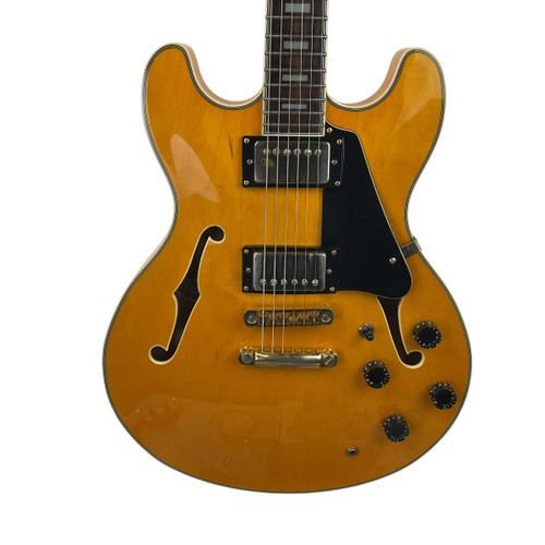 Vist Large View of Product Image Which is Used Aria Pro II TA-62 Semi-Hollow Electric Guitar Natural 6-String