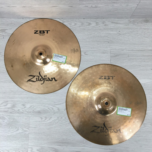 Vist Large View of Product Image Which is Used Zildjian ZBT 14 IN HH Hi Hat Cymbals 14"