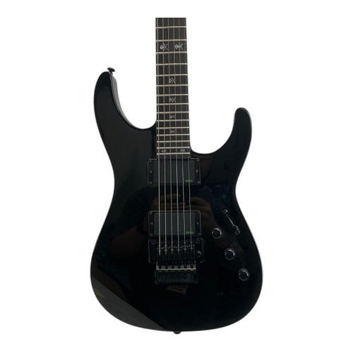 Vist Large View of Product Image Which is Used ESP LTD KH-602 S Type Electric Guitar Black 6-String