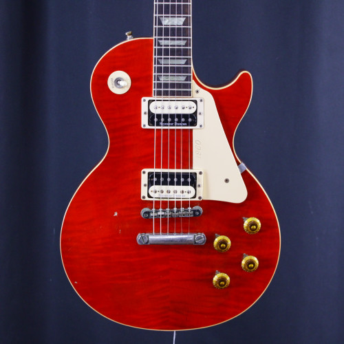 Vist Large View of Product Image Which is Used Gibson LES PAUL CLASSIC 1991 DUNCANS PLAYER LP Type Electric Guitar Red 6-String