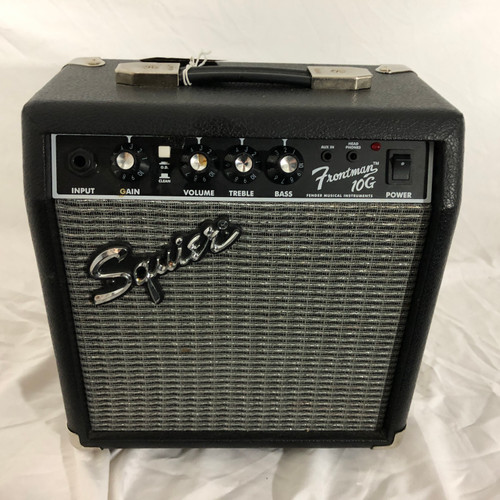 Vist Large View of Product Image Which is Used Squier FRONTMAN 10G 1 x 8 Solid State Amplifier 1 x 8