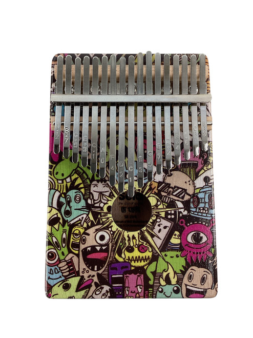 Vist Large View of Product Image Which is Used SELA 17-Key Little Monster Kalimba
