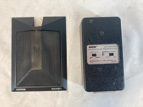 Vist Large View of Product Image Which is Used Shure SM91 w/Shure Preamp Microphone