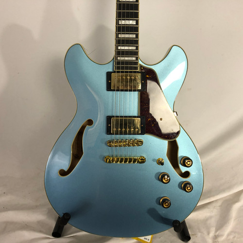 Vist Large View of Product Image Which is Used Ibanez ARTCORE AS83-STE 5B-02 Semi-Hollow Electric Guitar Blue 6-String