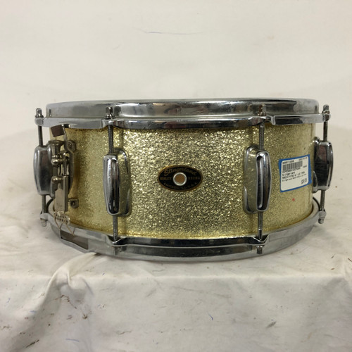 Vist Large View of Product Image Which is Used Slingerland RADIO KING W/ LUD THROW Vintage Wood Snare Drum 14"