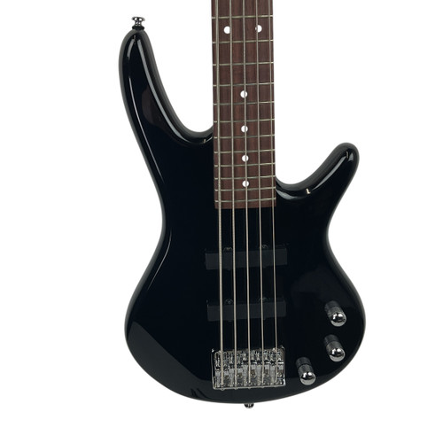 Vist Large View of Product Image Which is Used Ibanez GSRM25 MIKRO 5-STRING J Type Bass Guitar Black 5-String
