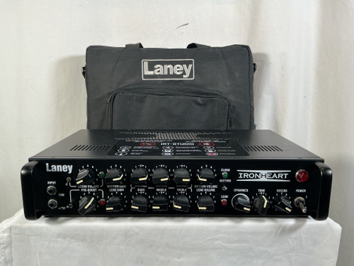 Vist Large View of Product Image Which is Used Laney IRT-STUDIO IRONHEART +BAG Rackmount Tube Amplifier Head