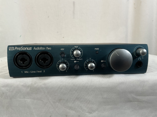 Vist Large View of Product Image Which is Used Presonus AUDIOBOX I-TWO Computer Interface 2 A/D Recording Inputs
