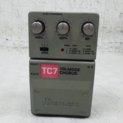 Vist Large View of Product Image Which is Used Ibanez TC7 TRI-MODE CHORUS Chorus Pedal