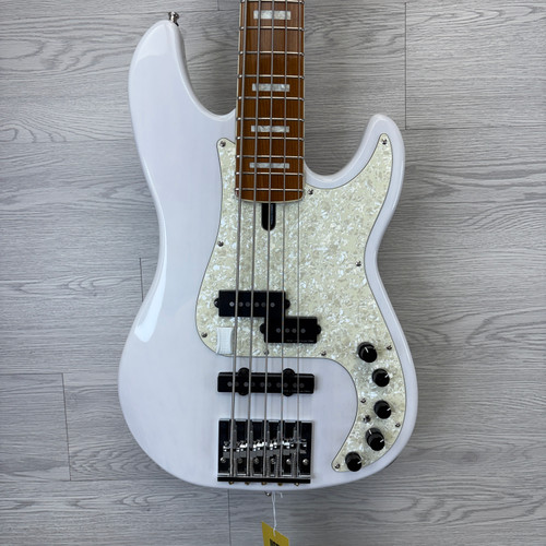 Vist Large View of Product Image Which is Used Sire MARCUS MILLER P8 Bass Guitar White 5-String
