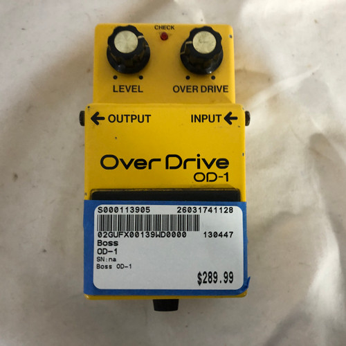 Vist Large View of Product Image Which is Used Boss OD-1 Vintage Distortion/Overdrive Pedal