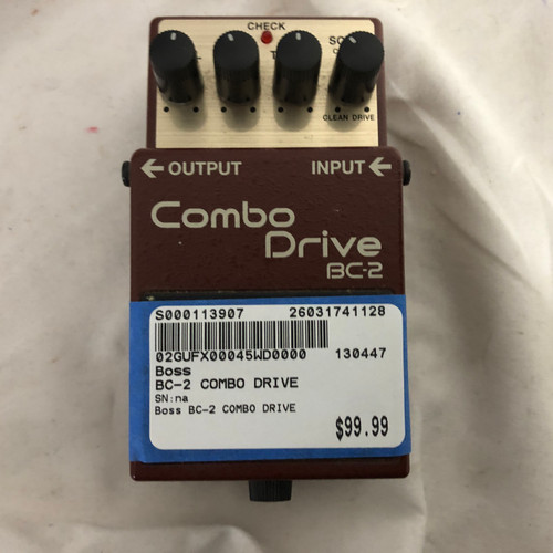 Vist Large View of Product Image Which is Used Boss BC-2 COMBO DRIVE Overdrive Pedal