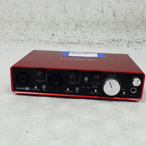 Vist Large View of Product Image Which is Used Focusrite 2I4 2ND GEN Computer Interface 2 A/D Recording Inputs