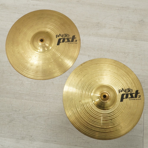 Vist Large View of Product Image Which is Used Paiste Pst 3 Hi Hat Cymbals 13 - Inch