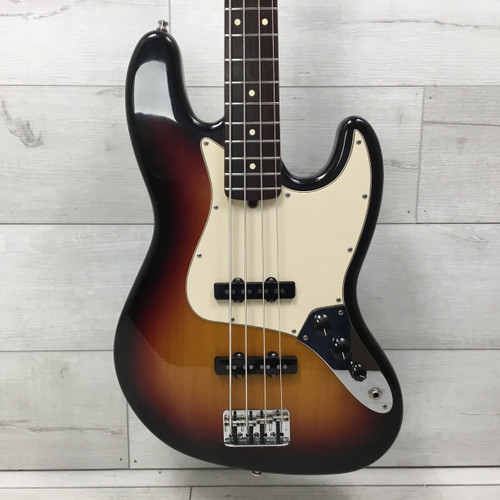 Vist Large View of Product Image Which is Used Fender American Jazz Bass Guitar 2003 Sunburst