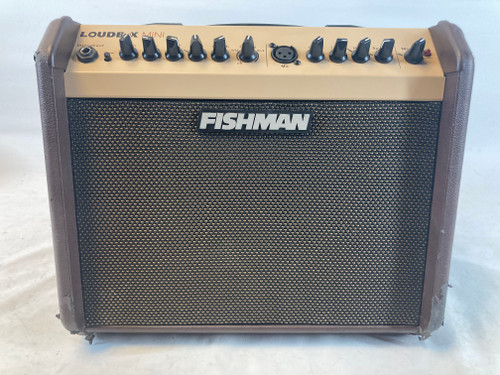 Vist Large View of Product Image Which is Used Fishman Loudbox Mini Solid State Guitar Amp 1 x 8