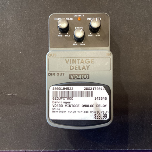 Vist Large View of Product Image Which is Used Behringer VD400 VINTAGE ANALOG DELAY Delay Pedal