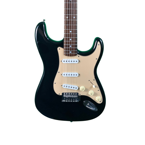 Vist Large View of Product Image Which is Used Squier Electric Guitar Black 6-String