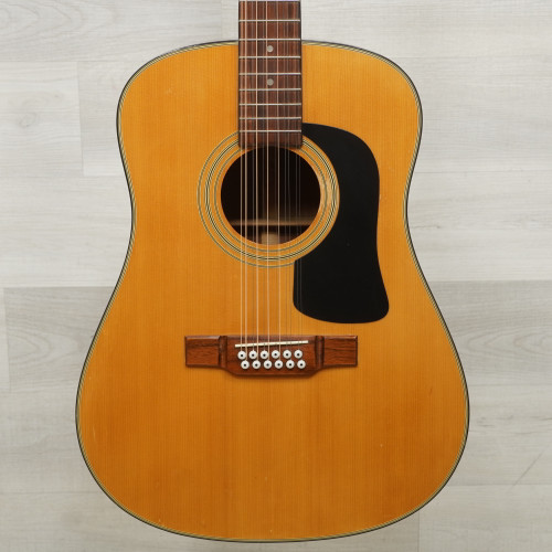 Vist Large View of Product Image Which is Used Washburn D-12-12N 12 String Solid Top Acoustic Guitar Natural