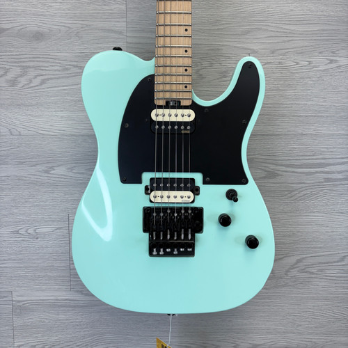 Vist Large View of Product Image Which is Used Schecter SUN VALLEY PT FR SEAFOAM GREEN T Type Electric Guitar Blue 6-String