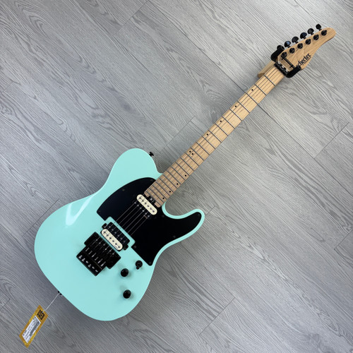 Vist Large View of Product Image Which is Used Schecter SUN VALLEY PT FR SEAFOAM GREEN T Type Electric Guitar Blue 6-String