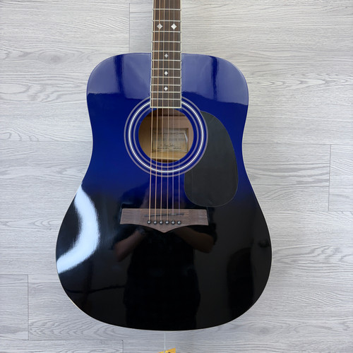 Vist Large View of Product Image Which is Used Randy Jackson STUDIO SERIES Laminate Top Acoustic Guitar Blue