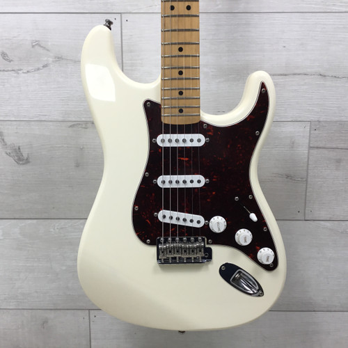 Vist Large View of Product Image Which is Used Fender Jimmie Vaughn Stratocaster Electric Guitar White