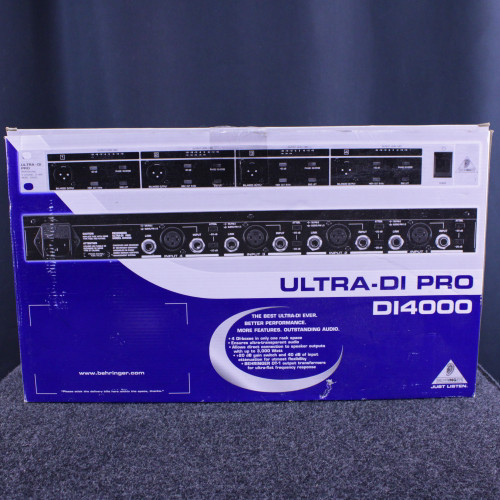 Vist Large View of Product Image Which is Used Behringer ULTRA DI PRO N.O.S. DI4000 Rackmount Recording Device