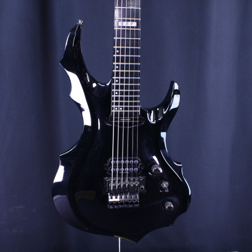 Vist Large View of Product Image Which is Used ESP FOREST GT STANDARD SERIES MIJ Modern Metal Electric Guitar Black 6-String