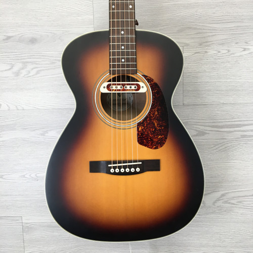 Vist Large View of Product Image Which is Used Guild M-240E Troubadour Solid-Top Acoustic/Electric Sunburst