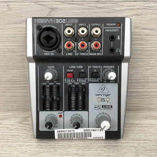 Vist Large View of Product Image Which is Used Behringer XENYX 302 USB Compact Mixer