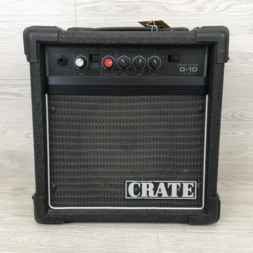 Vist Large View of Product Image Which is Used Crate G-10 PRACTICE AMP 1 x 5 Solid State Amplifier 1 x 5