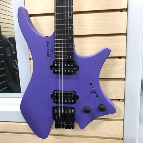Vist Large View of Product Image Which is Used Strandberg BODEN ESSENTIAL 6 Modern Metal Electric Guitar Purple 6-String