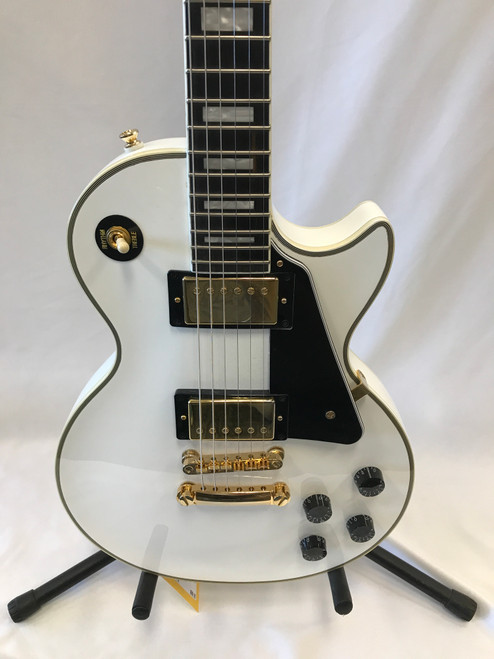 Vist Large View of Product Image Which is Used Epiphone LES PAUL CUSTOM LP Type Electric Guitar White 6-String