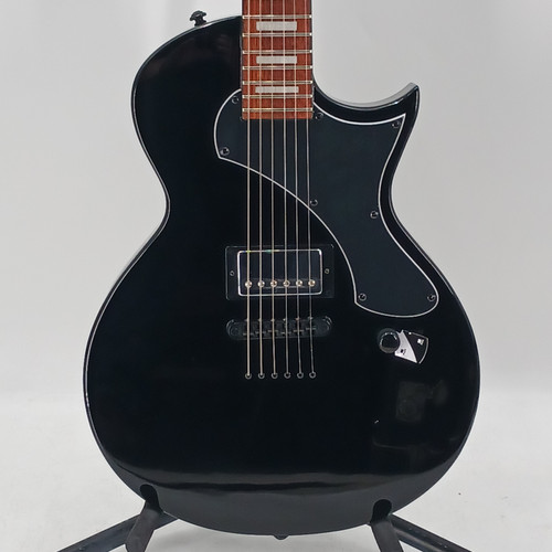 Vist Large View of Product Image Which is Used ESP LTD EC-201 FLAT BLACK LP Type Electric Guitar Black 6-String