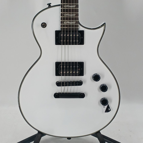 Vist Large View of Product Image Which is Used ESP LTD ECLIPSE EC-256 SNOW WHITE Modern Metal Electric Guitar White 6-String
