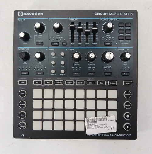 Vist Large View of Product Image Which is Used Novation CIRCUIT MONO STATION Compact Synthesizer Compact
