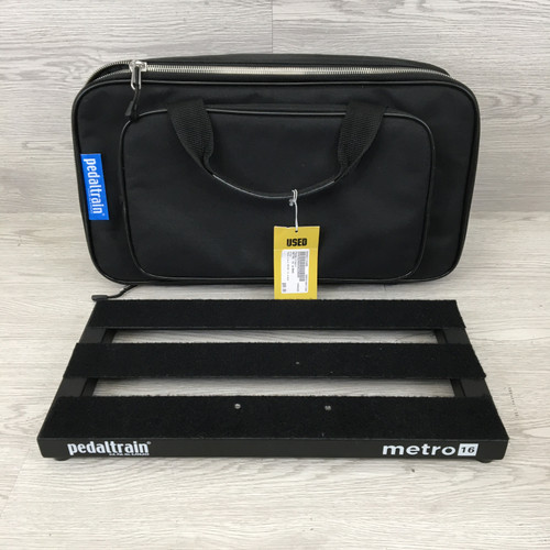 Vist Large View of Product Image Which is Used Pedaltrain METRO 16 W/BAG Pedal Board