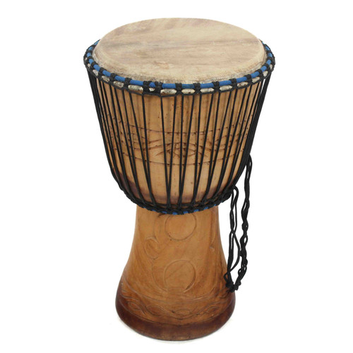 Vist Large View of Product Image Which is Used DJEMBE - HAND CARVED 12 INCH Djembe
